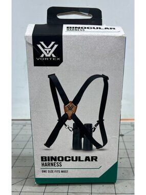 Vortex Binocular Harness Adjustable Strap For Outdoor Use Black